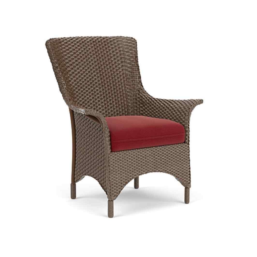 LOOMLAN Outdoor - Mandalay Dining Armchair Premium Wicker Furniture Lloyd Flanders - Outdoor Dining Chairs