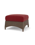 LOOMLAN Outdoor - Mandalay Ottoman Premium Wicker Furniture Lloyd Flanders - Outdoor Ottomans