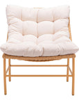 LOOMLAN Outdoor - Merilyn Accent Chair Beige & Natural - Outdoor Accent Chairs