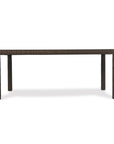 LOOMLAN Outdoor - Mesa 72" Rectangular Umbrella Dining Table Lloyd Flanders - Outdoor Dining Tables