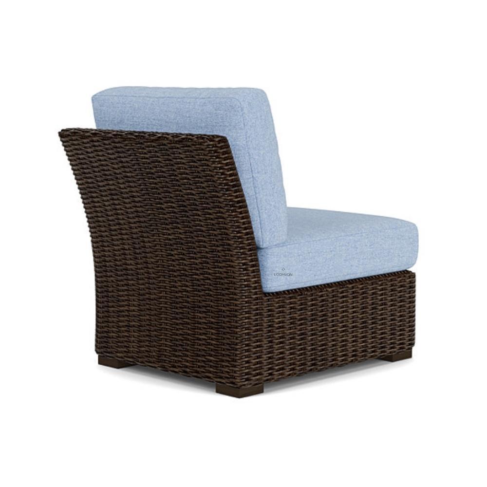 LOOMLAN Outdoor - Mesa Armless Sectional Premium Wicker Furniture Lloyd Flanders - Outdoor Modulars
