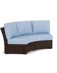 LOOMLAN Outdoor - Mesa Curved Sofa Sectional Premium Wicker Furniture Lloyd Flanders - Outdoor Modulars