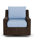 LOOMLAN Outdoor - Mesa Swivel Glider Lounge Chair Premium Wicker Furniture - Outdoor Lounge Chairs