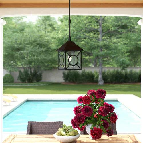 LOOMLAN Outdoor - Midnight Ripley Large Outdoor Lantern - Outdoor Lighting