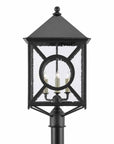 LOOMLAN Outdoor - Midnight Ripley Large Post Light - Outdoor Lighting