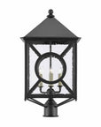 LOOMLAN Outdoor - Midnight Ripley Large Post Light - Outdoor Lighting