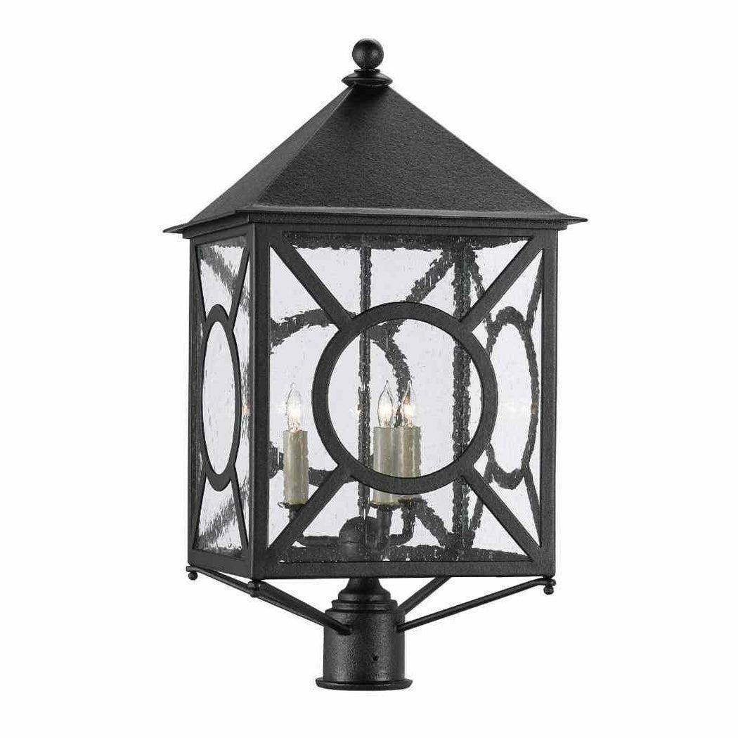 LOOMLAN Outdoor - Midnight Ripley Large Post Light - Outdoor Lighting