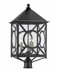 LOOMLAN Outdoor - Midnight Ripley Large Post Light - Outdoor Lighting