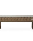 LOOMLAN Outdoor - Milan 49" Rectangular Cocktail Table Made In USA Lloyd Flanders - Outdoor Coffee Tables