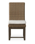 LOOMLAN Outdoor - Milan Armless Dining Chair Premium Wicker Furniture Made In USA - Outdoor Dining Chairs