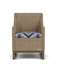 LOOMLAN Outdoor - Milan Dining Armchair Premium Wicker Furniture Made In USA - Outdoor Dining Chairs