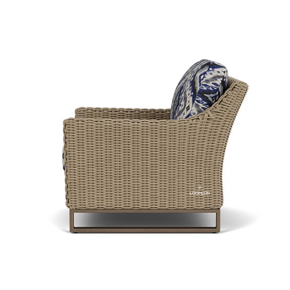 LOOMLAN Outdoor - Milan Lounge Chair Premium Wicker Furniture Made In USA - Outdoor Lounge Chairs