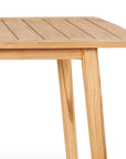 LOOMLAN Outdoor - Modurn Rectangular Teak Outdoor Dining Table - Outdoor Dining Tables