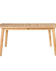 LOOMLAN Outdoor - Modurn Rectangular Teak Outdoor Dining Table - Outdoor Dining Tables