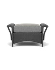 LOOMLAN Outdoor - Nantucket Large Ottoman Premium Wicker Furniture Lloyd Flanders - Outdoor Lounge Chairs