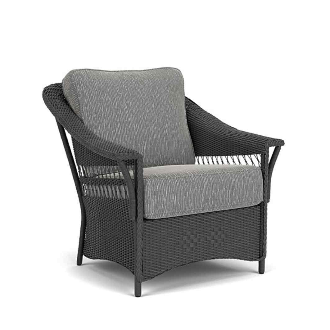 LOOMLAN Outdoor - Nantucket Lounge Chair Premium Wicker Furniture Lloyd Flanders - Outdoor Lounge Chairs