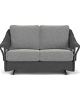 LOOMLAN Outdoor - Nantucket Loveseat Glider Premium Wicker Furniture Lloyd Flanders - Outdoor Sofas & Loveseats