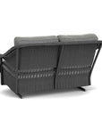 LOOMLAN Outdoor - Nantucket Loveseat Glider Premium Wicker Furniture Lloyd Flanders - Outdoor Sofas & Loveseats