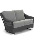 LOOMLAN Outdoor - Nantucket Loveseat Glider Premium Wicker Furniture Lloyd Flanders - Outdoor Sofas & Loveseats