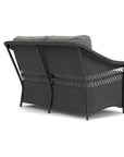 LOOMLAN Outdoor - Nantucket Loveseat Premium Wicker Furniture Lloyd Flanders - Outdoor Sofas & Loveseats