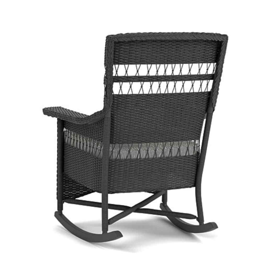 LOOMLAN Outdoor - Nantucket Porch Rocker Premium Wicker Furniture - Outdoor Lounge Chairs