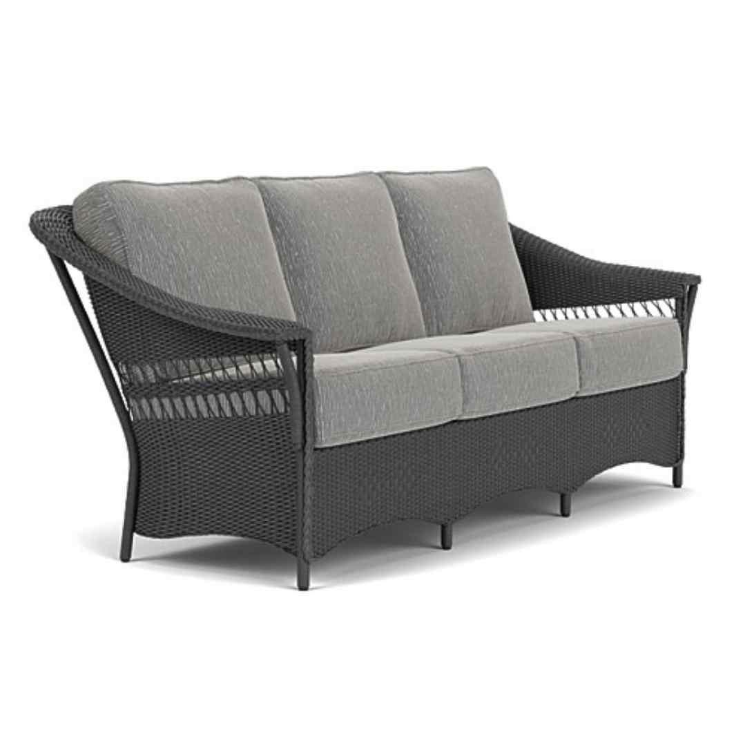 LOOMLAN Outdoor - Nantucket Sofa Premium Wicker Furniture Lloyd Flanders - Outdoor Sofas &amp; Loveseats