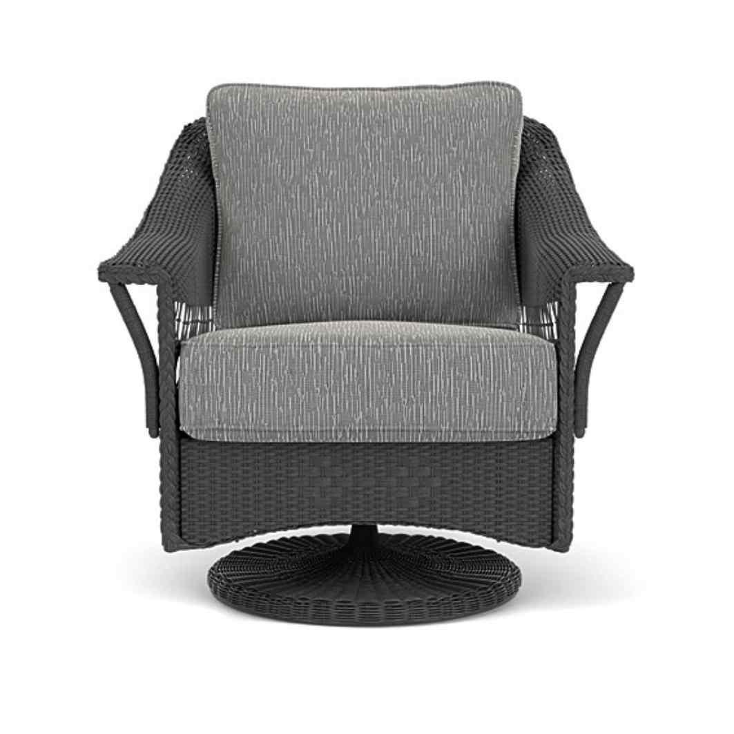 LOOMLAN Outdoor - Nantucket Swivel Glider Lounge Chair Premium Wicker Furniture - Outdoor Lounge Chairs