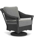 LOOMLAN Outdoor - Nantucket Swivel Glider Lounge Chair Premium Wicker Furniture - Outdoor Lounge Chairs