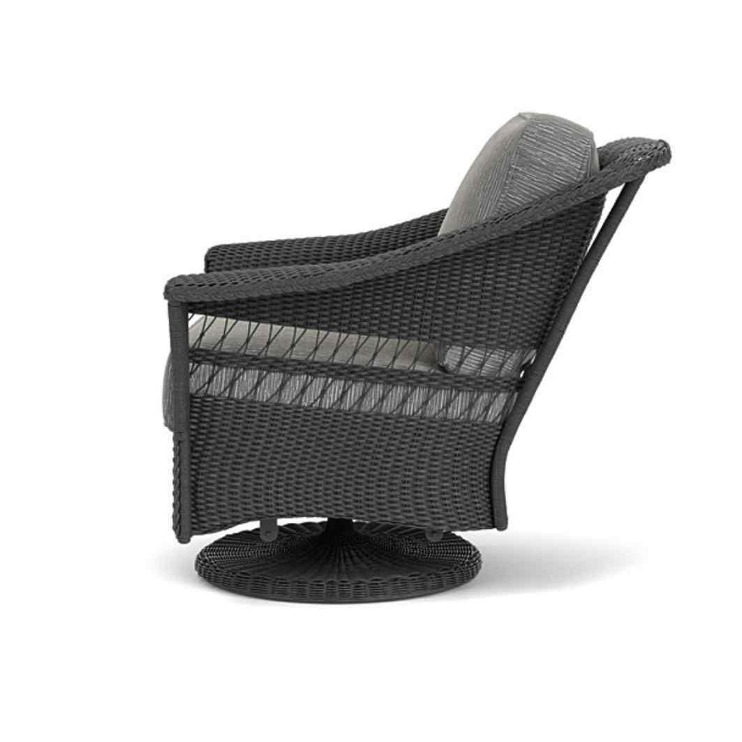 LOOMLAN Outdoor - Nantucket Swivel Glider Lounge Chair Premium Wicker Furniture - Outdoor Lounge Chairs