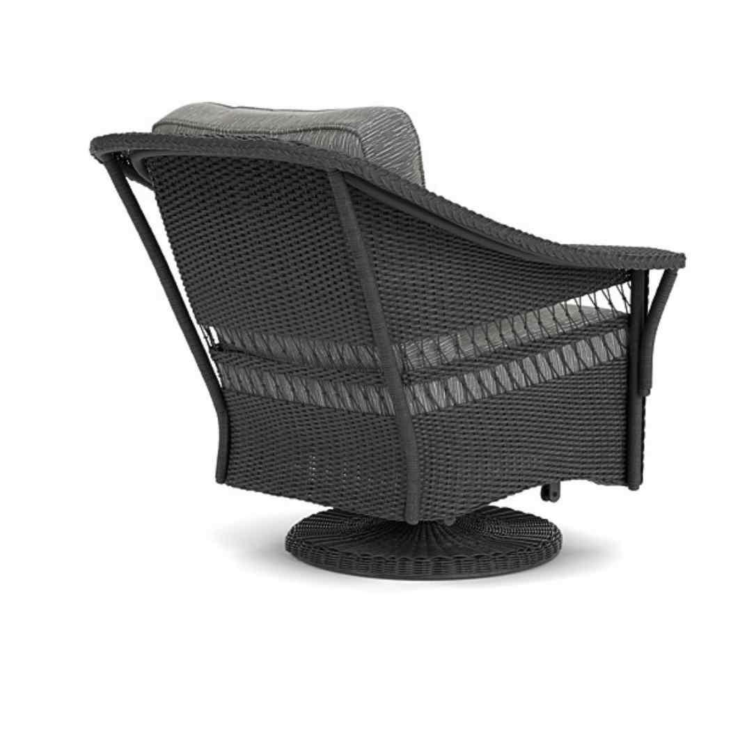 LOOMLAN Outdoor - Nantucket Swivel Glider Lounge Chair Premium Wicker Furniture - Outdoor Lounge Chairs