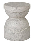 LOOMLAN Outdoor - Noah 18 in. Round Terrazzo Garden Stool - Outdoor Stools