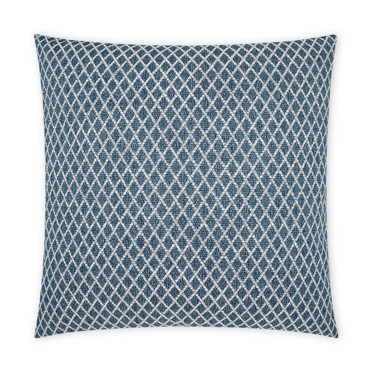 LOOMLAN Outdoor - Outdoor Ambree Pillow - Indigo - Outdoor Pillows