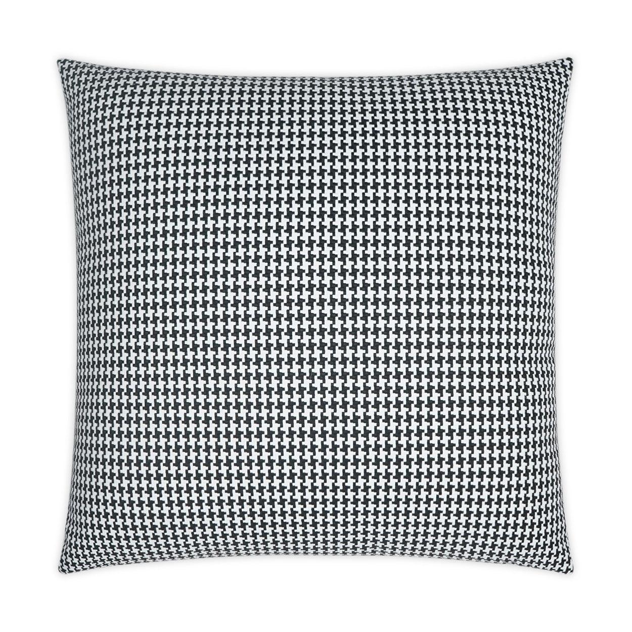 LOOMLAN Outdoor - Outdoor Bedford Pillow - Black - Outdoor Pillows