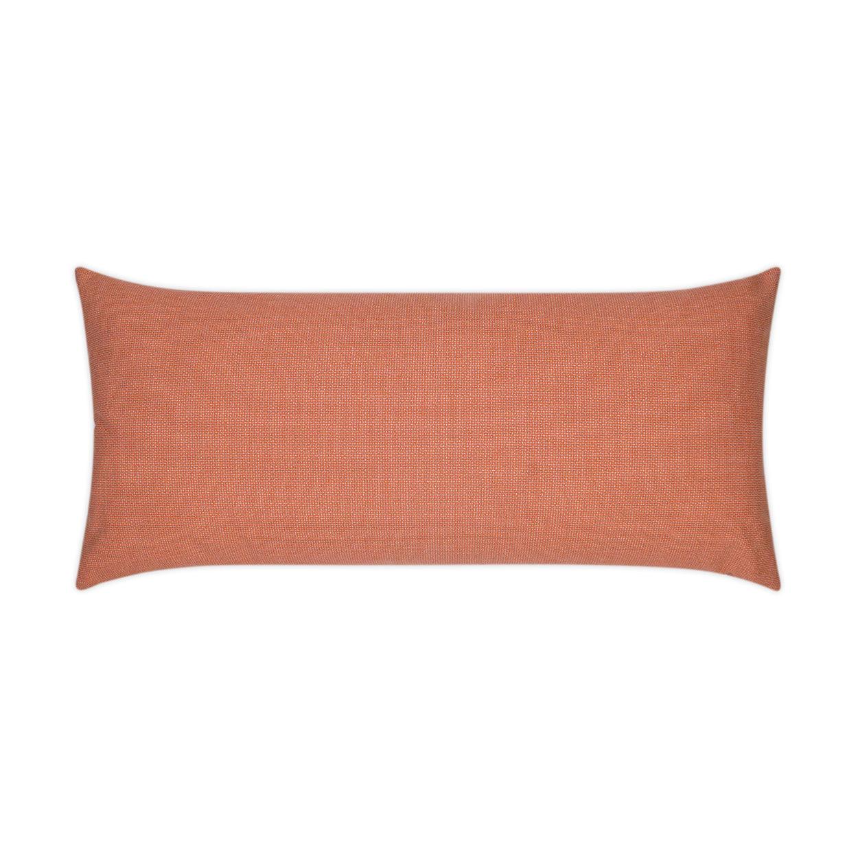 LOOMLAN Outdoor - Outdoor Bliss Lumbar Pillow - Guava - Outdoor Pillows