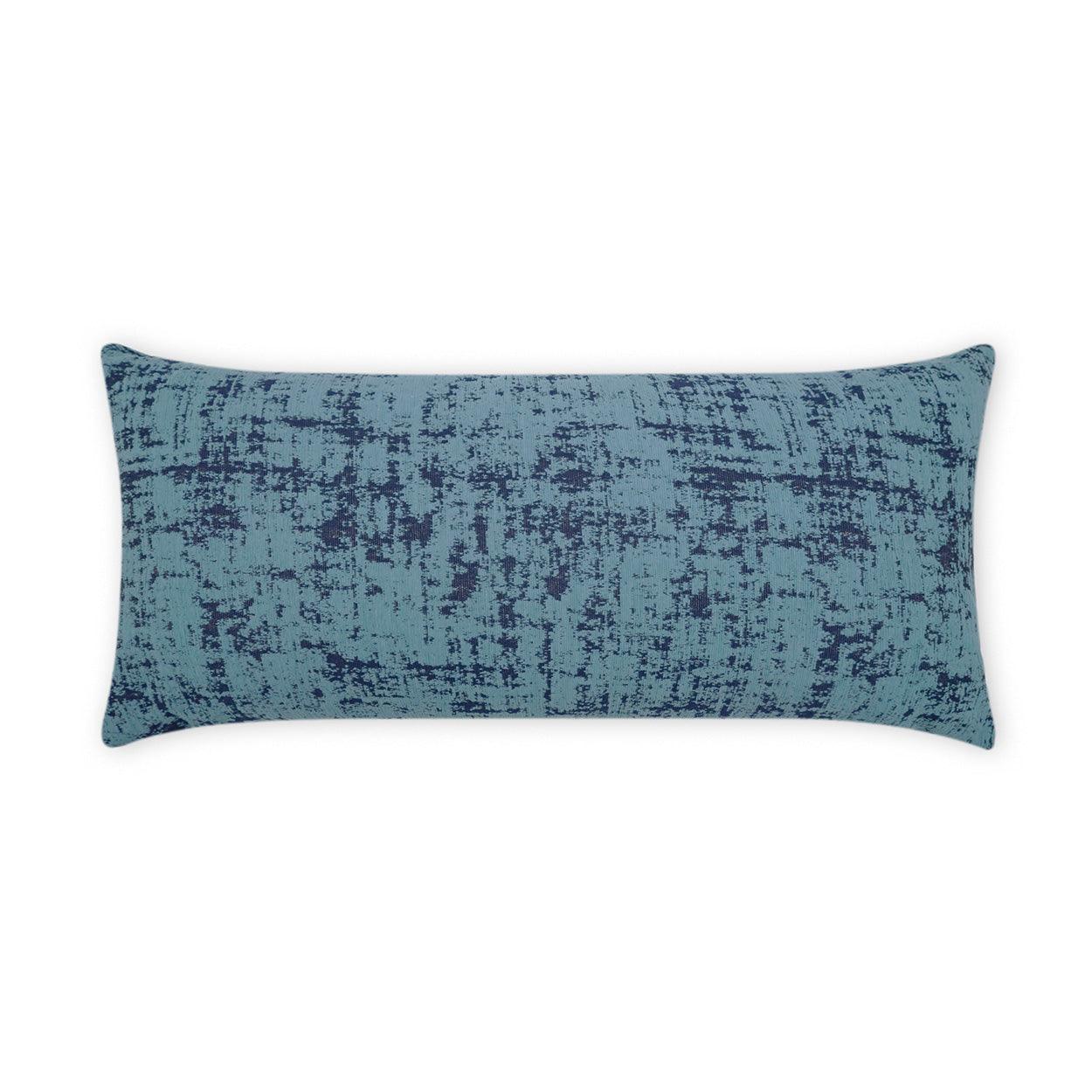 LOOMLAN Outdoor - Outdoor Bluff Lumbar Pillow - Blue - Outdoor Pillows