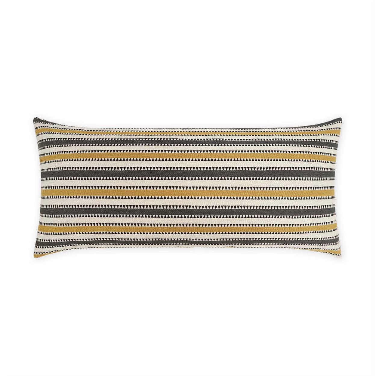 LOOMLAN Outdoor - Outdoor Calica Lumbar Pillow - Juniper - Outdoor Pillows