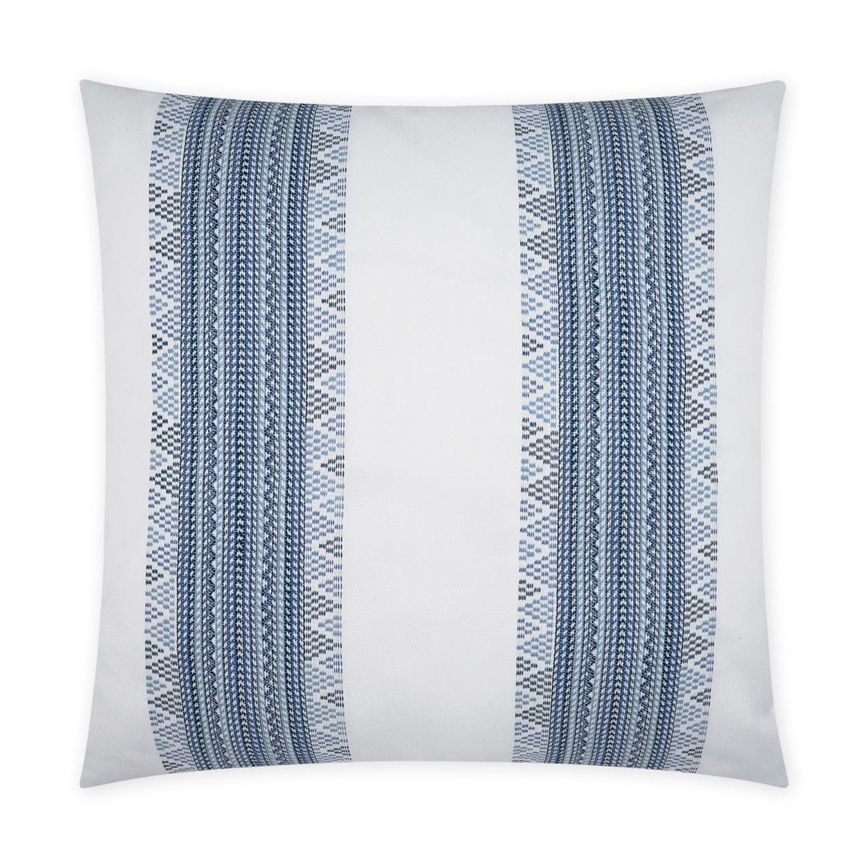 LOOMLAN Outdoor - Outdoor Churro Pillow - Indigo - Outdoor Pillows