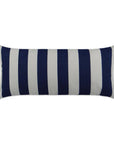 LOOMLAN Outdoor - Outdoor Classics Lumbar Pillow - Navy - Outdoor Pillows