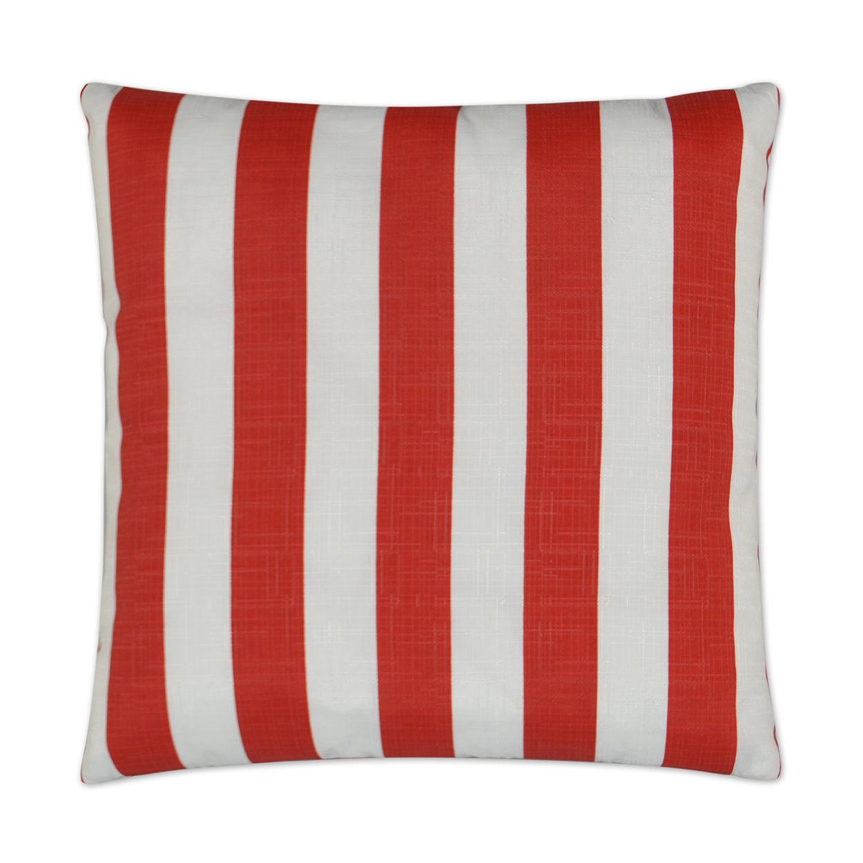 LOOMLAN Outdoor - Outdoor Classics Pillow - Red - Outdoor Pillows