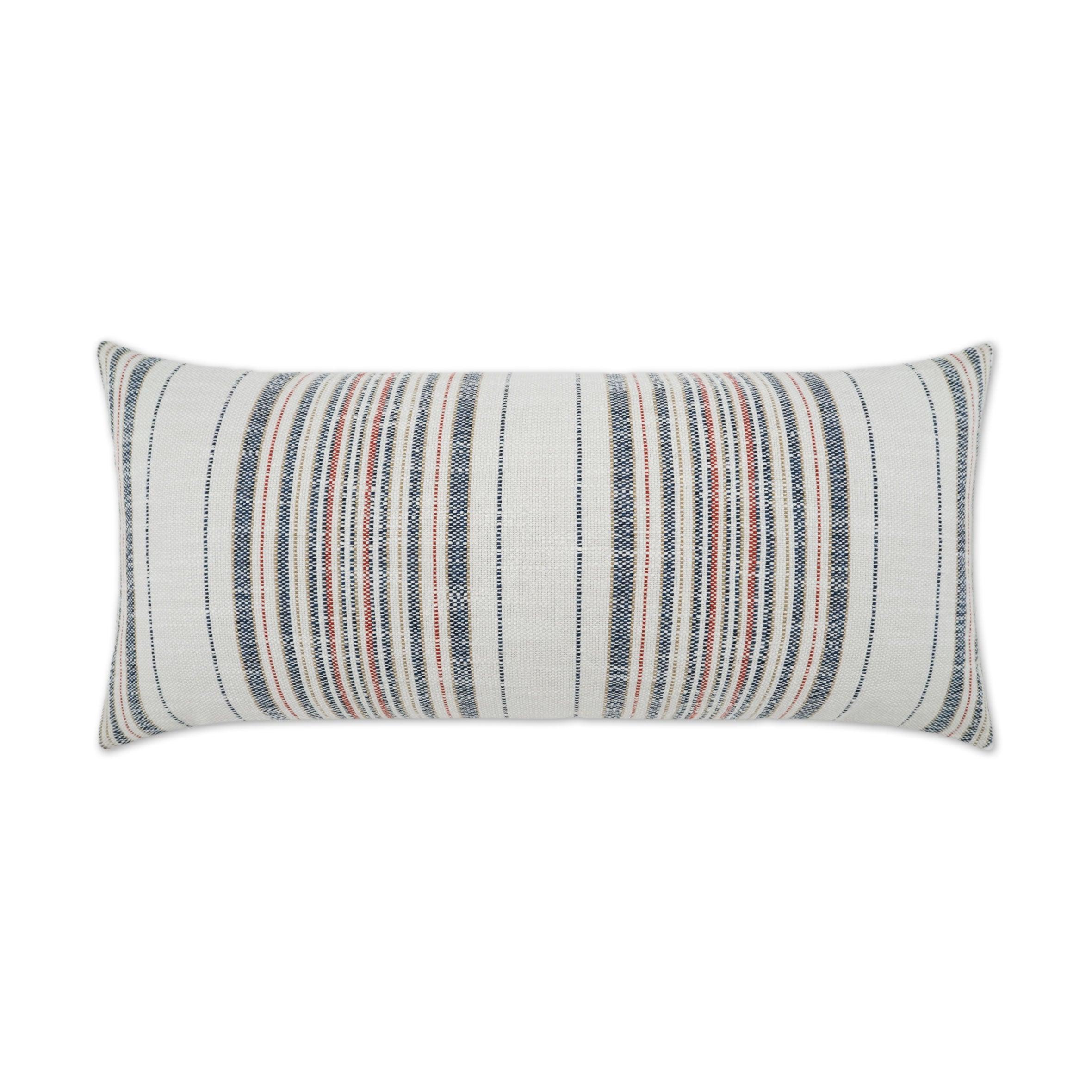 LOOMLAN Outdoor - Outdoor Deering Lumbar Pillow - Cadet - Outdoor Pillows