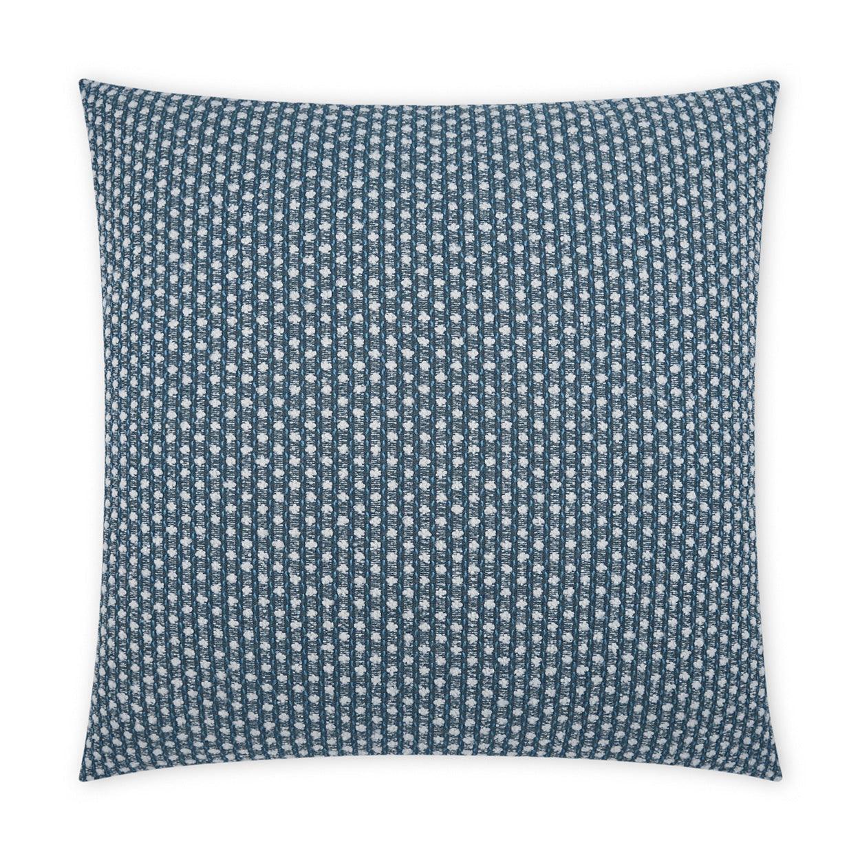 LOOMLAN Outdoor - Outdoor Dot Dash Pillow - Blue - Outdoor Pillows