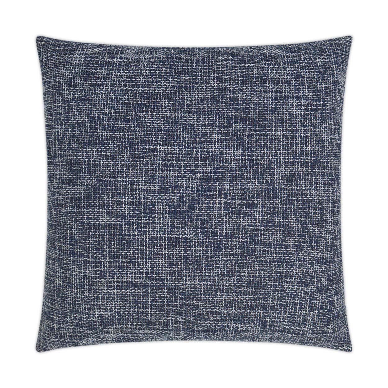 LOOMLAN Outdoor - Outdoor Double Trouble Pillow - Navy - Outdoor Pillows