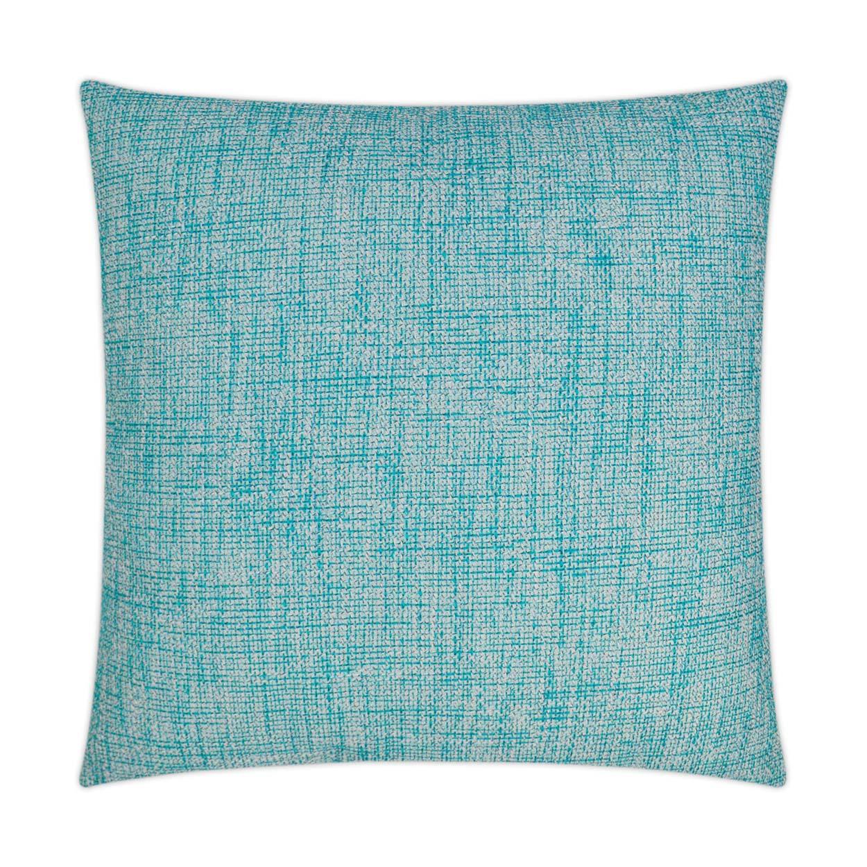 LOOMLAN Outdoor - Outdoor Double Trouble Pillow - Turquoise - Outdoor Pillows