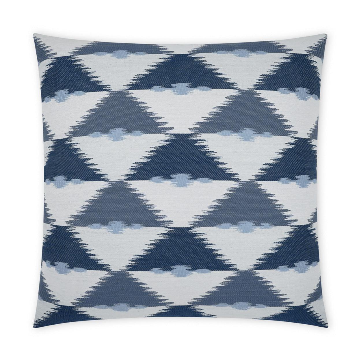 LOOMLAN Outdoor - Outdoor Duality Pillow - Indigo - Outdoor Pillows