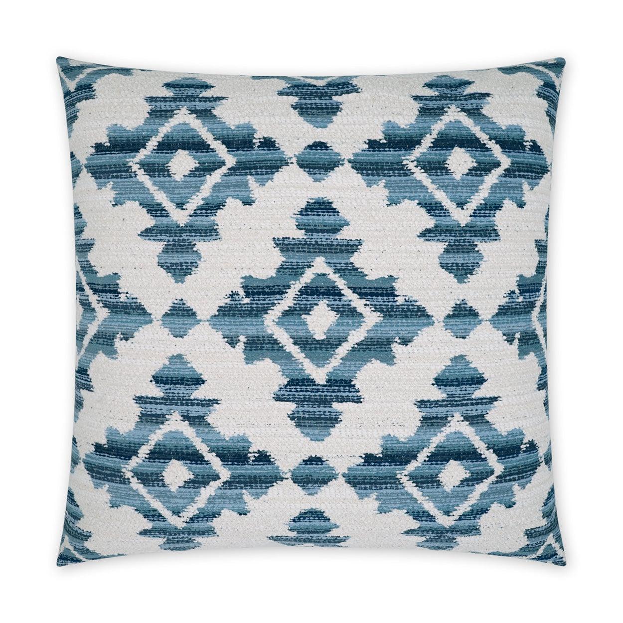 LOOMLAN Outdoor - Outdoor Elmaple Pillow - Azure - Outdoor Pillows