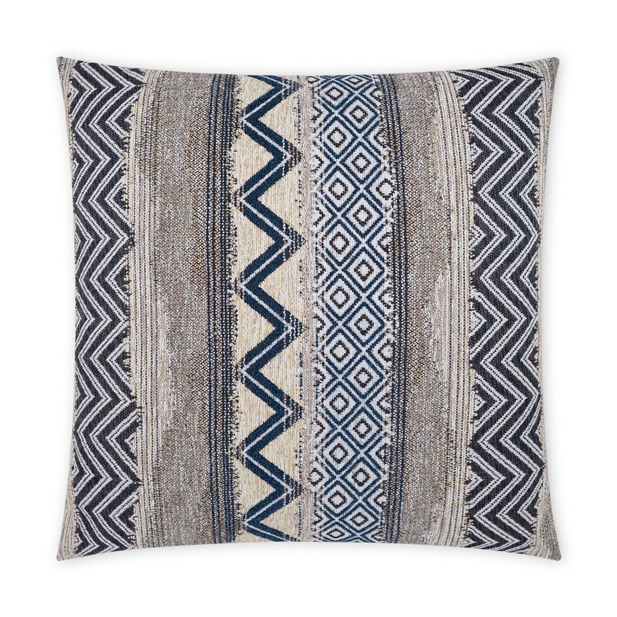 LOOMLAN Outdoor - Outdoor Embolden Pillow - Blue - Outdoor Pillows