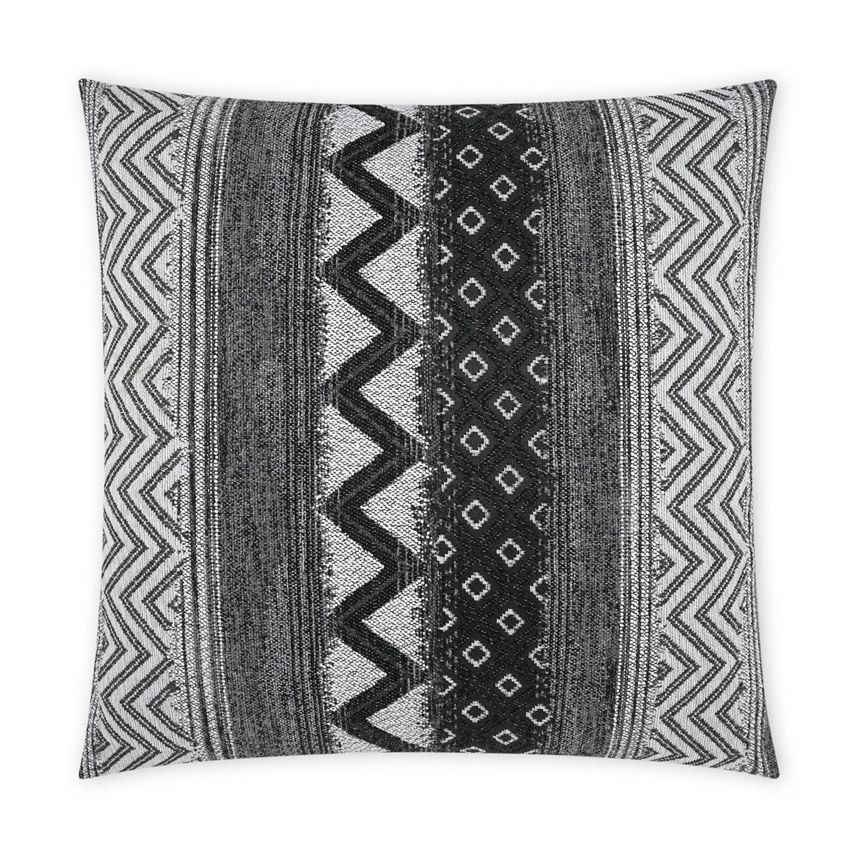 LOOMLAN Outdoor - Outdoor Embolden Pillow - Charcoal - Outdoor Pillows