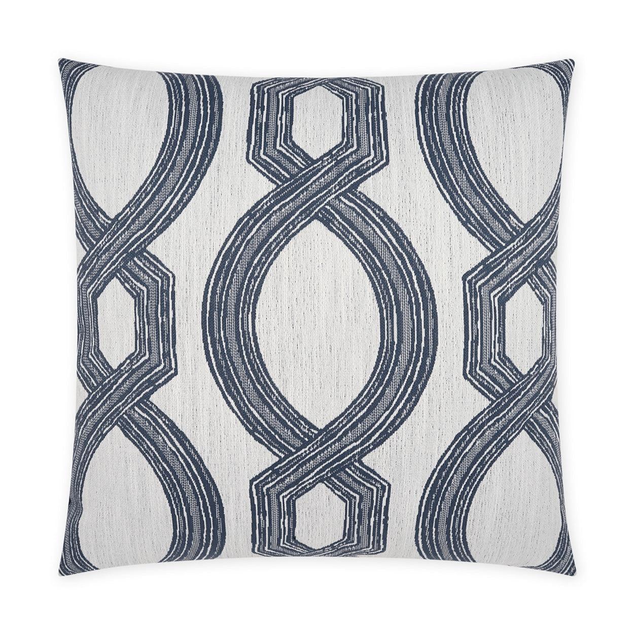 LOOMLAN Outdoor - Outdoor Evadne Pillow - Indigo - Outdoor Pillows