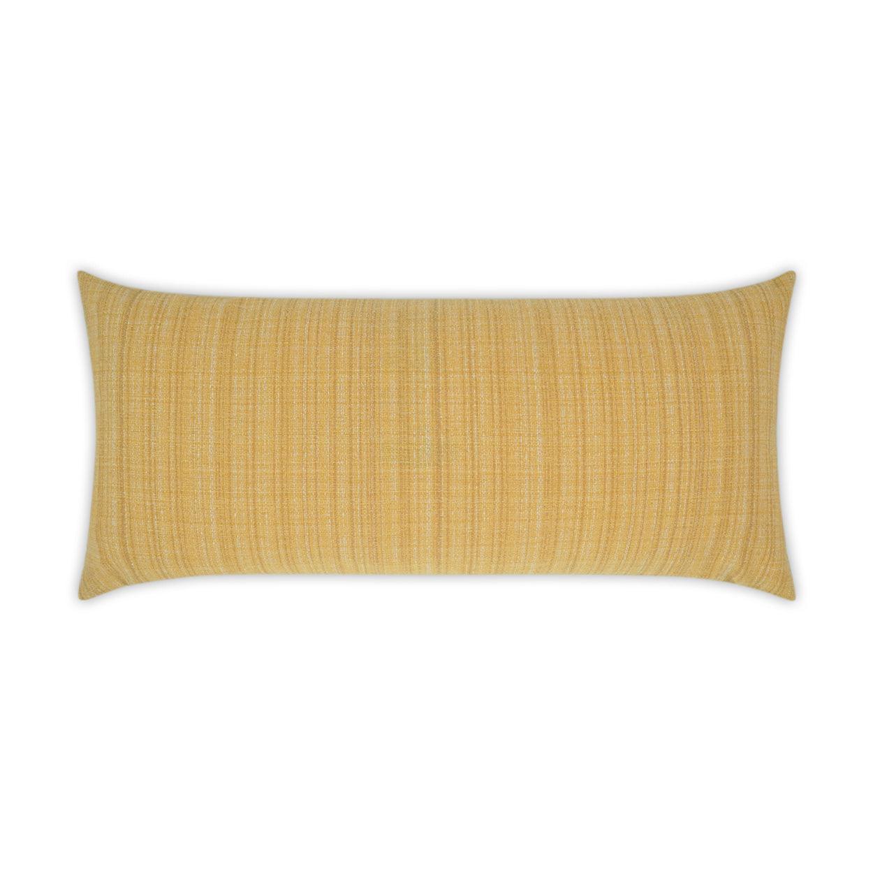 LOOMLAN Outdoor - Outdoor Fiddledidee Lumbar Pillow - Gold - Outdoor Pillows