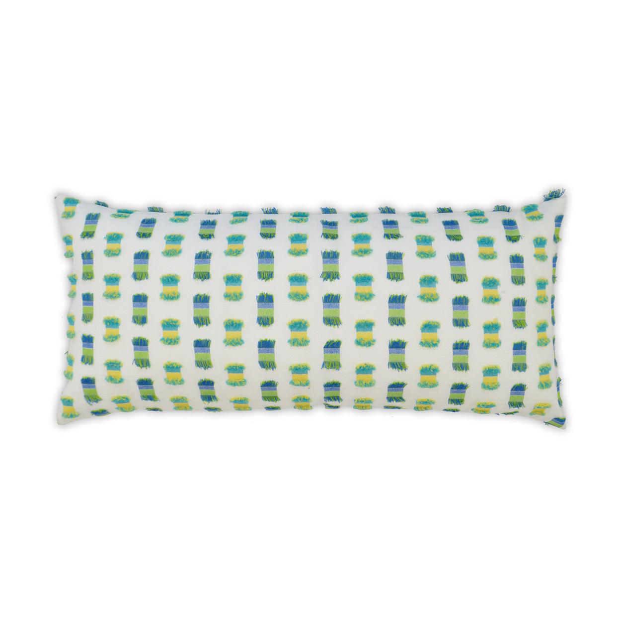 LOOMLAN Outdoor - Outdoor Fifi Lumbar Pillow - Green - Outdoor Pillows